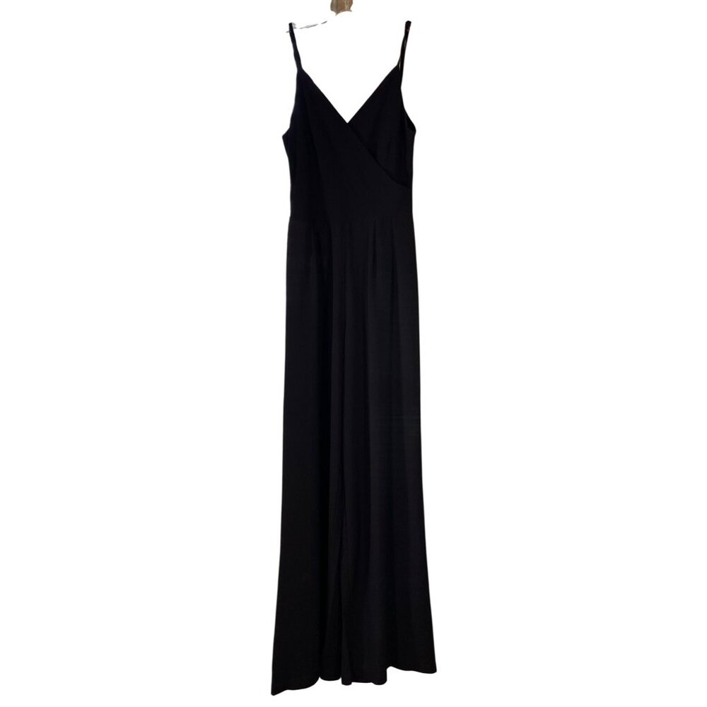 Henry Jumpsuit Wide Leg Black V-Neck Sleeveless XS Extra Small
